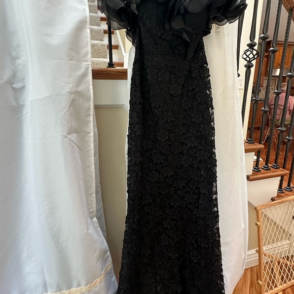 New Designer Black Dress. Montage by Mon Cheri - Picture 12 of 14